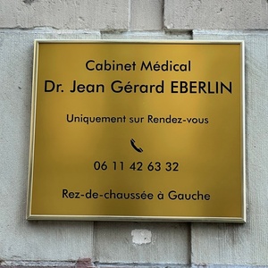 Dr. Jean Gérard EBERLIN Strasbourg, Psychothérapeute, Hypnothérapeute, Médecin acupuncteur, Médecin ostéopathe, Médecins : psychiatrie