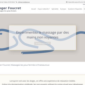 Roger Foucret Déols, Massage, Massage relaxation